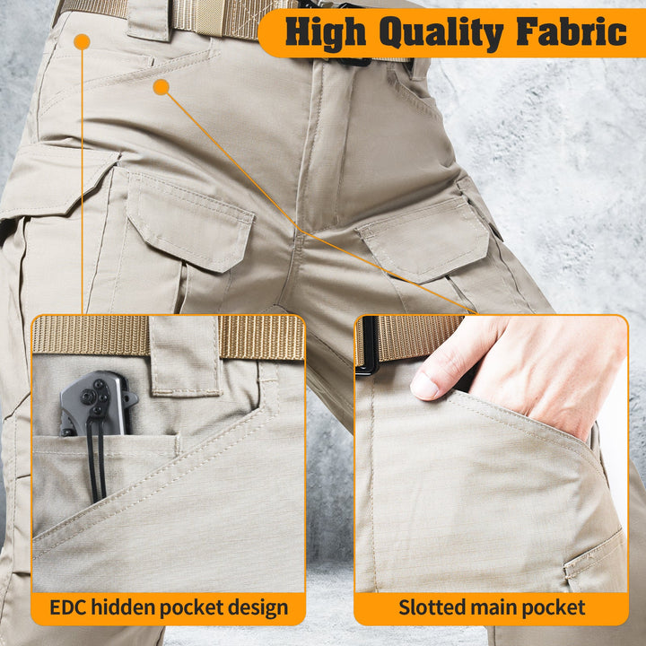 Archon IX8 Waterproof Utility Cargo Pants Khaki