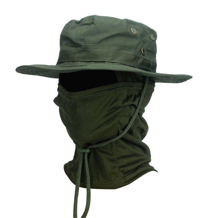 TWS UV Protection Boonie Hat with Balaclava – For Fishing, Hiking, Hunting & Military Use