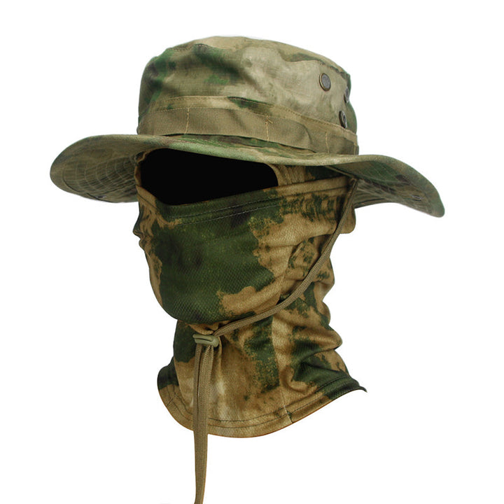 TWS UV Protection Boonie Hat with Balaclava – For Fishing, Hiking, Hunting & Military Use