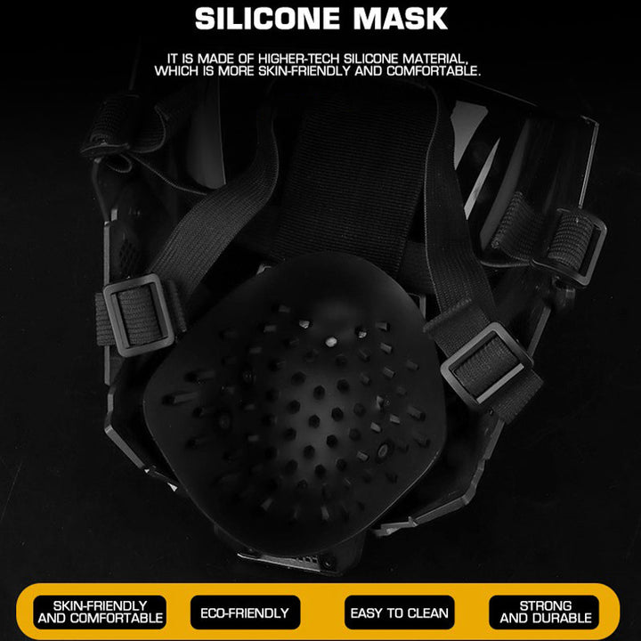 Cyber Commander Detachable Lens Full Face Mask