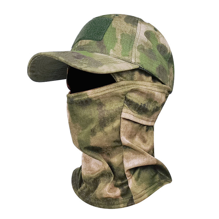TWS UV Protection Hat with Balaclava – For Fishing, Hiking, Hunting & Military Use