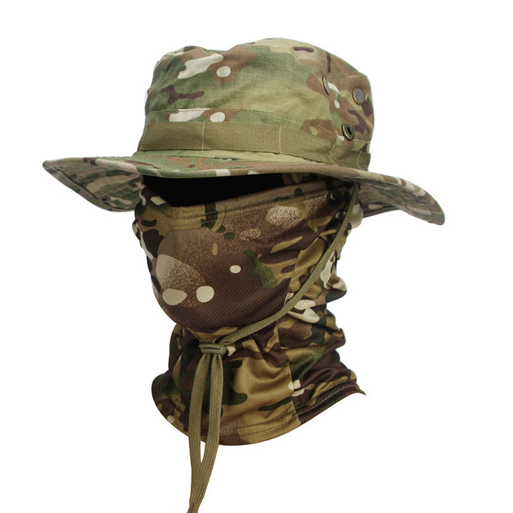 TWS UV Protection Boonie Hat with Balaclava – For Fishing, Hiking, Hunting & Military Use