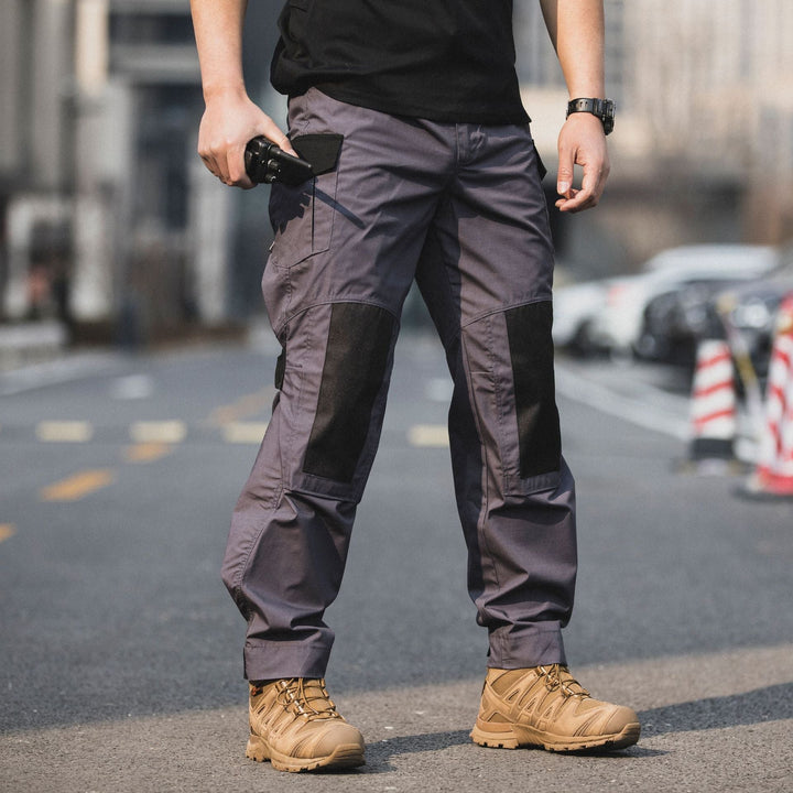 Men's Urban Cargo Trousers Waterproof Ripstop Tactical Pants