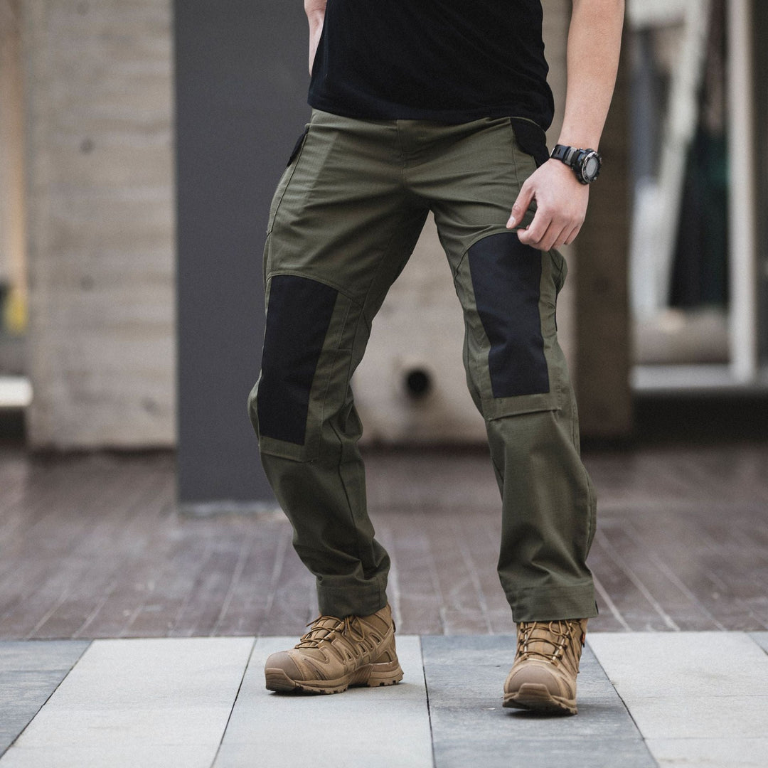 Men's Urban Cargo Trousers Waterproof Ripstop Tactical Pants