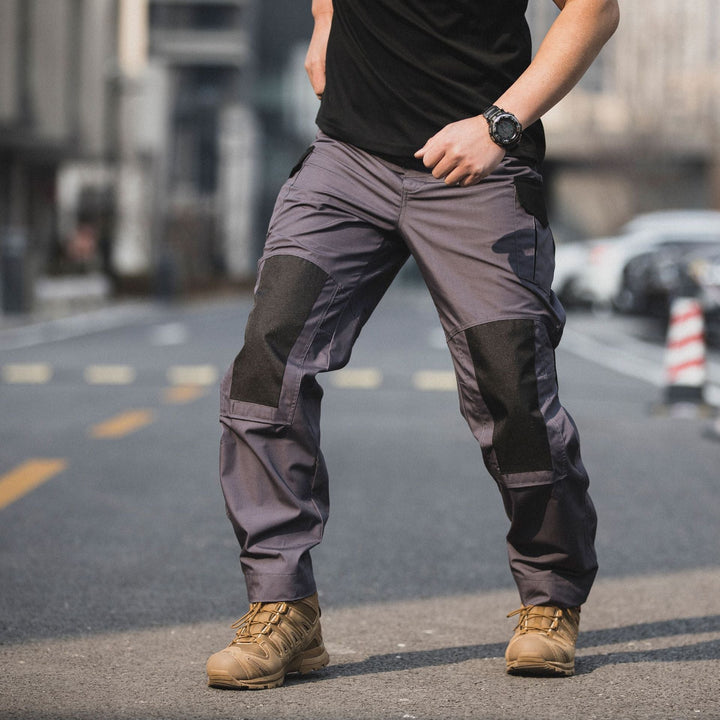 Men's Urban Cargo Trousers Waterproof Ripstop Tactical Pants
