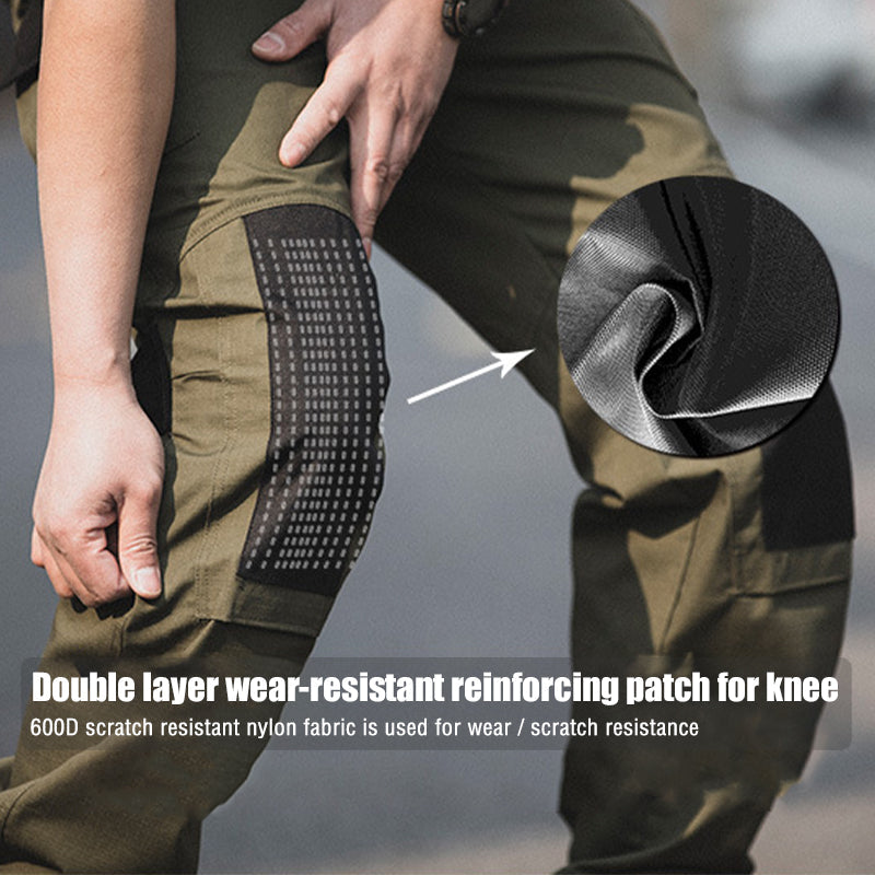 Men's Urban Cargo Trousers Waterproof Ripstop Tactical Pants