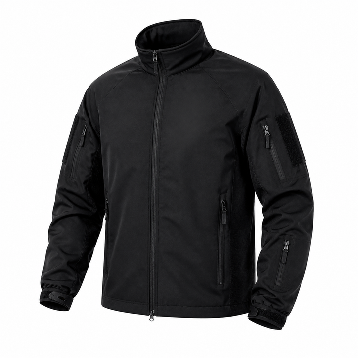 Men's delta tactical softshell jacket in Black