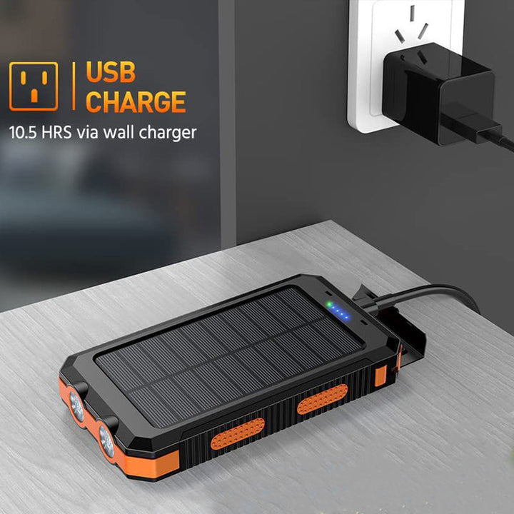 TWS Solar Charger Power Bank 10,000mAh, 20W Fast Charging