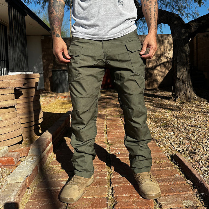 Men's Scout Water Resistant Ripstop Cargo Trousers Tactical Pants
