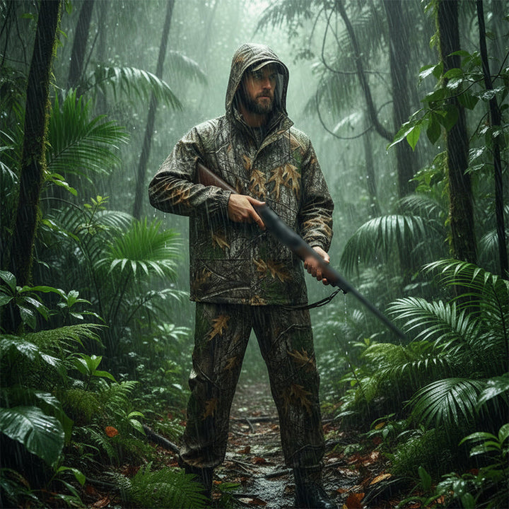 TWS Hunting Rain Suit - Men's Waterproof & Lightweight Rain Coat