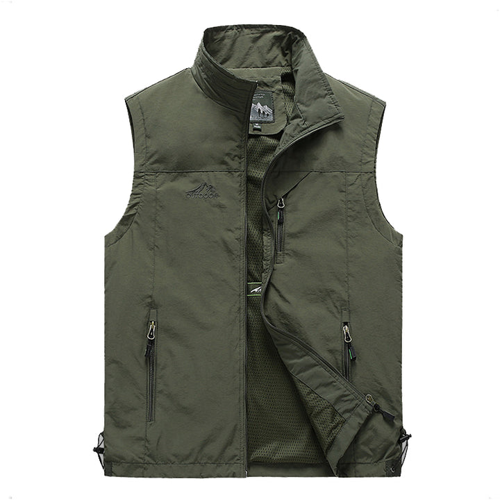 Quick Dry Outdoor Vest Green