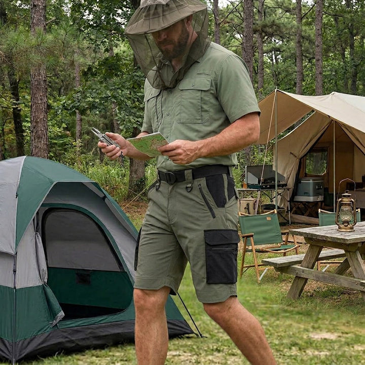 Tactical Waterproof Lightweight Quick-Dry Multi-pocket Shorts