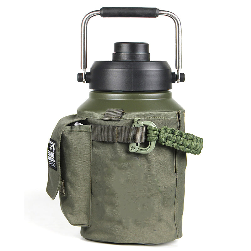 2L/3.8L Portable Cold & Hot Stainless Steel Tactical & Sports Water Bottle