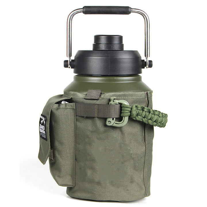 2L/3.8L Portable Cold & Hot Stainless Steel Tactical & Sports Water Bottle