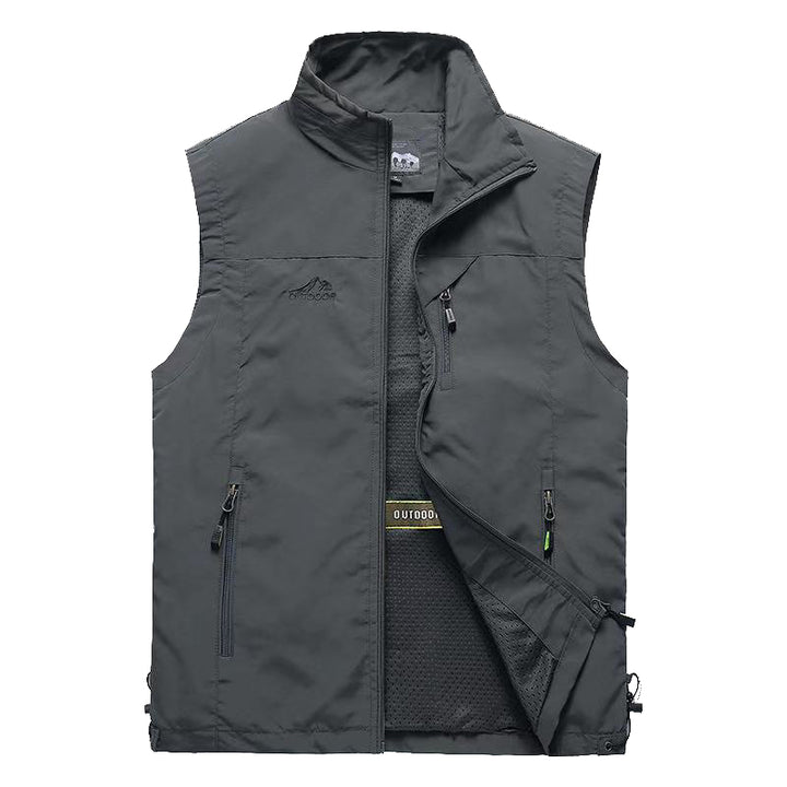 Quick Dry Outdoor Vest Dark Gray