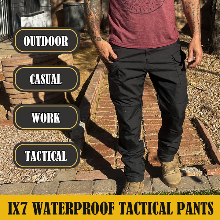 Men's Scout Water Resistant Ripstop Cargo Trousers Tactical Pants