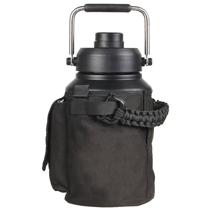 2L/3.8L Portable Cold & Hot Stainless Steel Tactical & Sports Water Bottle