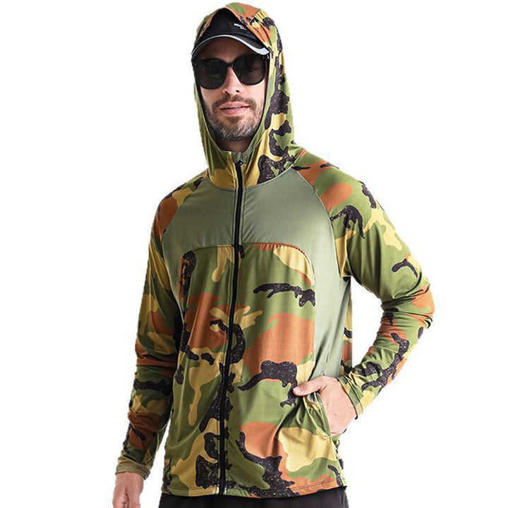 Men's Quick Dry UV Protection Hoodie Fishing Shirt