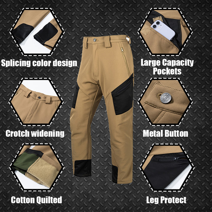 Grampus Softshell Waterproof Tactical Pants for Winter Grey