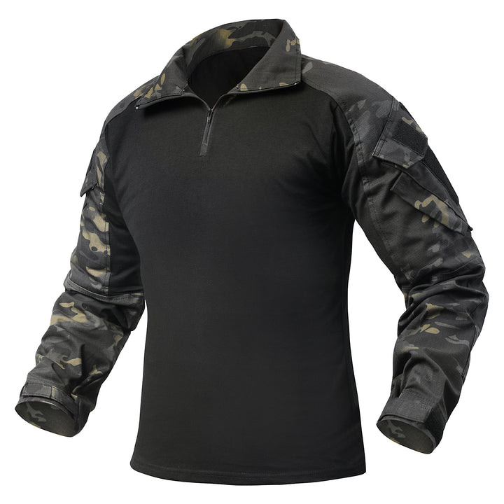 G3 Pro Rapid Assault Combat Shirt With Pockets Dark Camo