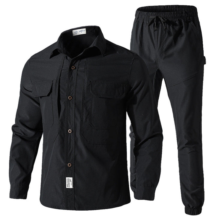 Men's Quick-Dry Lightweight Shirt & Pants Set – Tactical Stretch Uniform