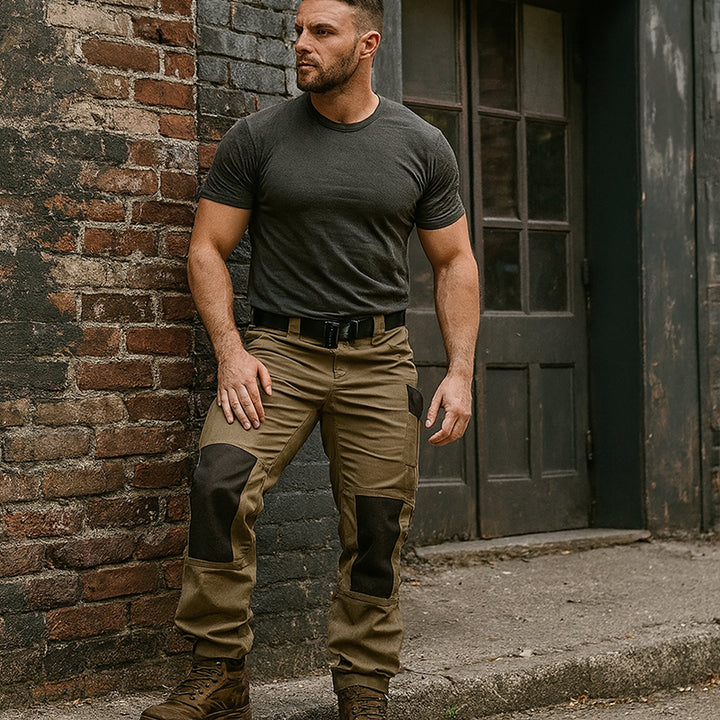 Men's Urban Cargo Trousers Waterproof Ripstop Work Pants