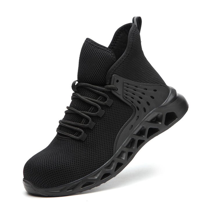 Archon Men's G7 Steel Toe Work Shoes Black