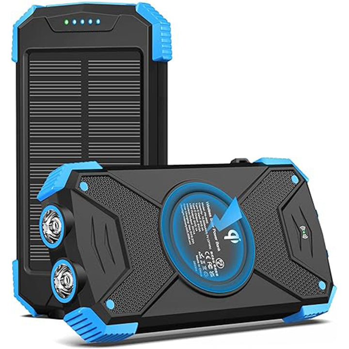 TWS Solar Charger Power Bank 10,000mAh, 20W Fast Charging