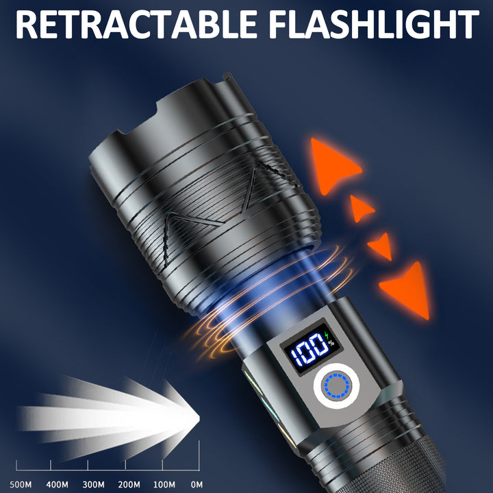 A06-A Waterproof Spotlight Rechargeable Tactical LED Flashlight