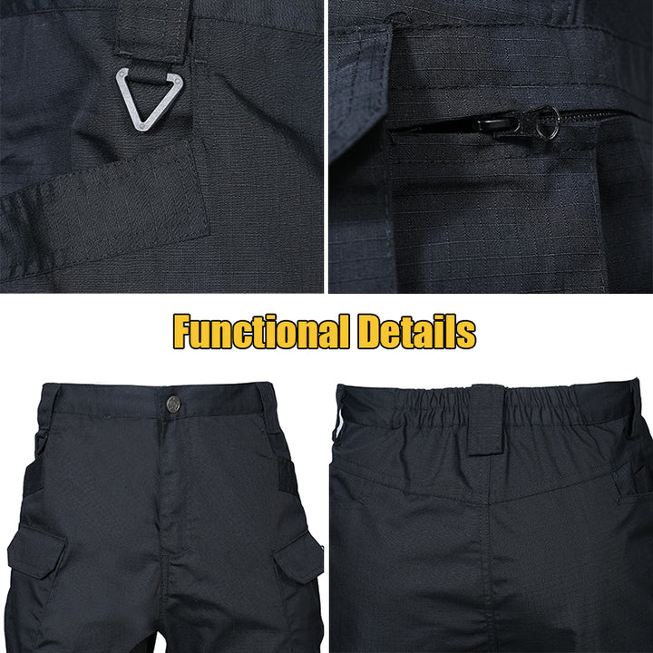 Men's Scout Water Resistant Ripstop Cargo Trousers Tactical Pants