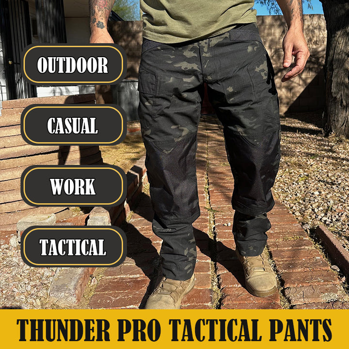 Thunder Pro Waterproof Rip-Stop Tactical Pants Dark Camo