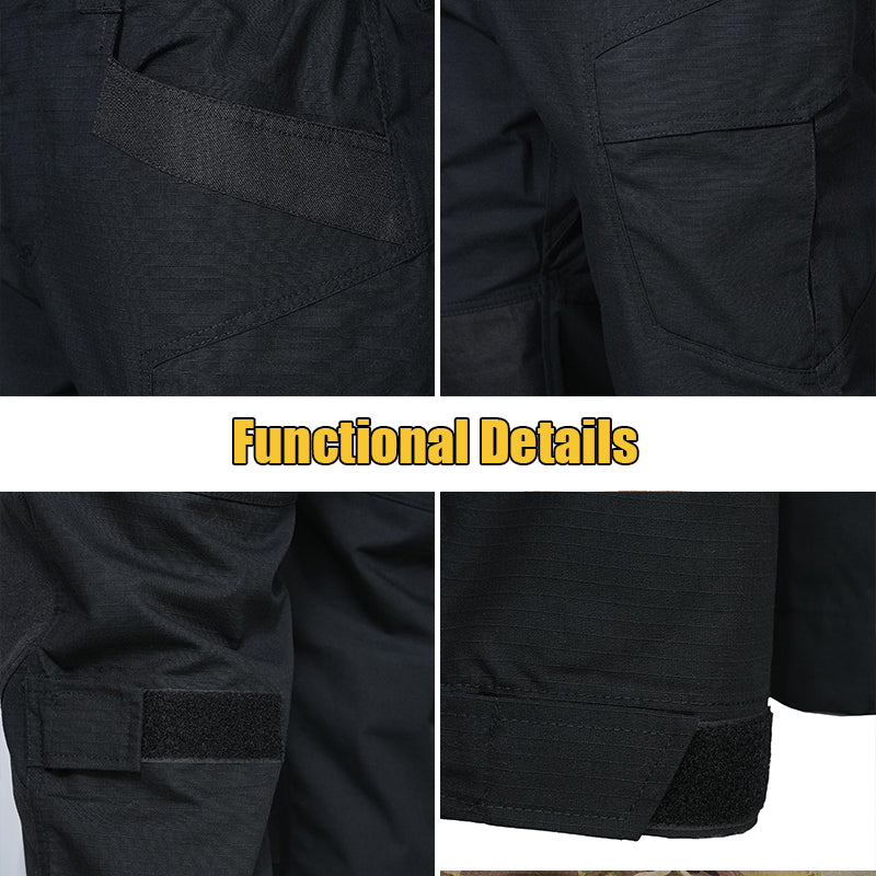 Thunder Pro Waterproof Tactical Pants Rip-Stop Cargo Trousers