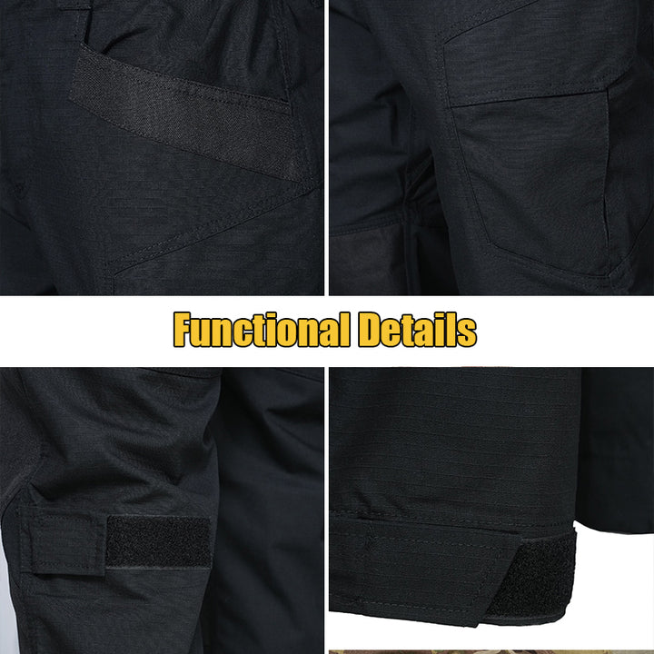 Thunder Pro Waterproof Tactical Pants Rip-Stop Cargo Trousers