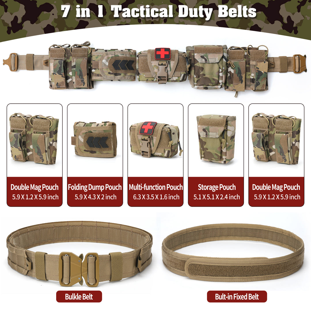 TWS 5 in 1 Quick Release Tactical Duty Belt