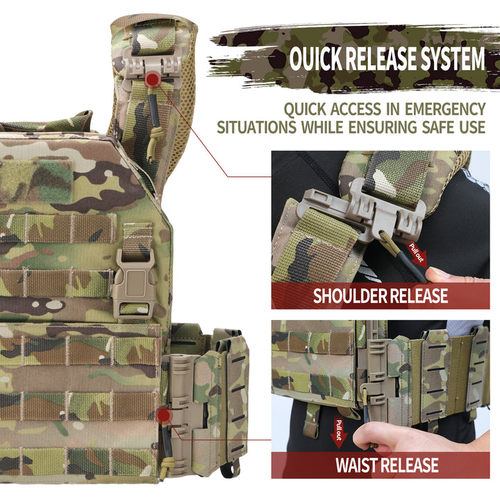 TWS Quick Release Rampage Plate Carrier