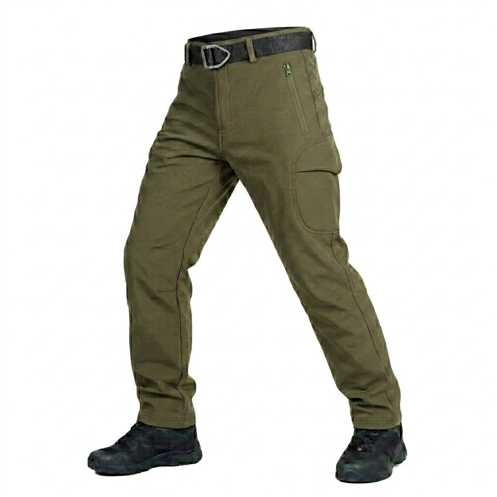 Men's Water-Resistant Tactical Multi-Pocket Softshell Pants