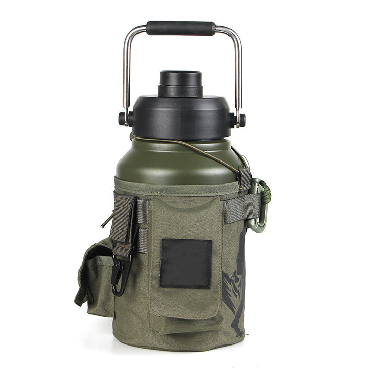 2L/3.8L Portable Cold & Hot Stainless Steel Tactical & Sports Water Bottle
