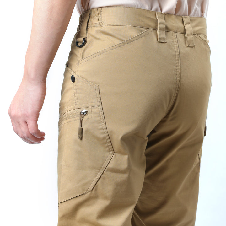 Men's Urban Pro Stretch Tactical Cargo Trousers Desert Brown
