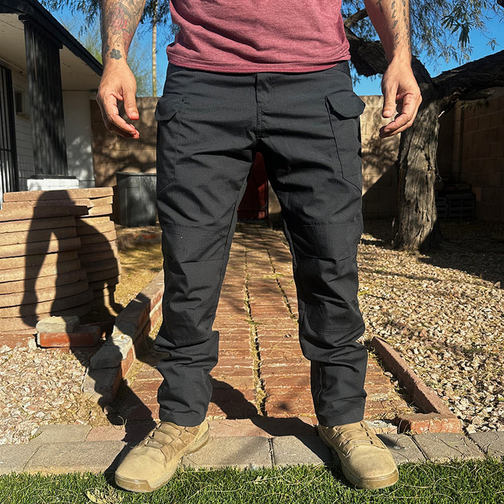 Men's Scout Water Resistant Ripstop Cargo Trousers Tactical Pants