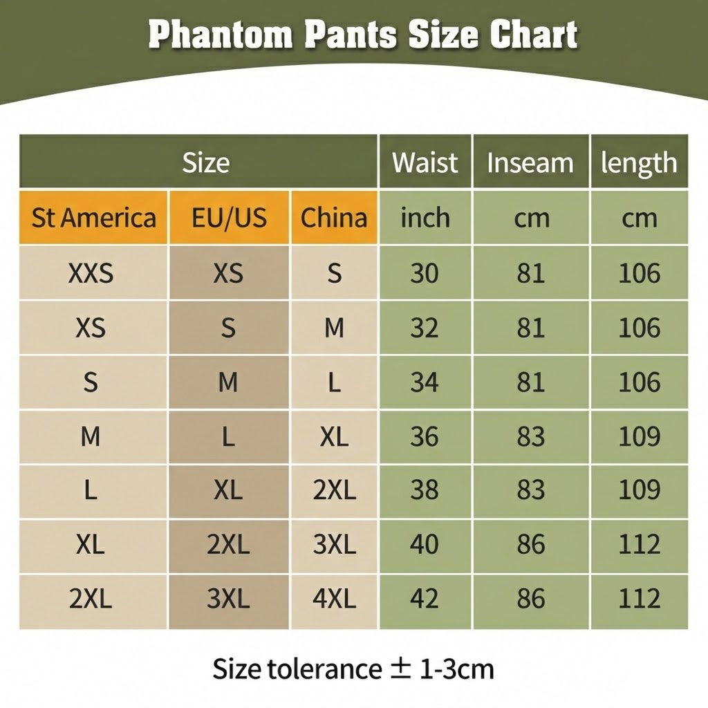 TWS Phantom Operator Tactical Pants Ranger Green