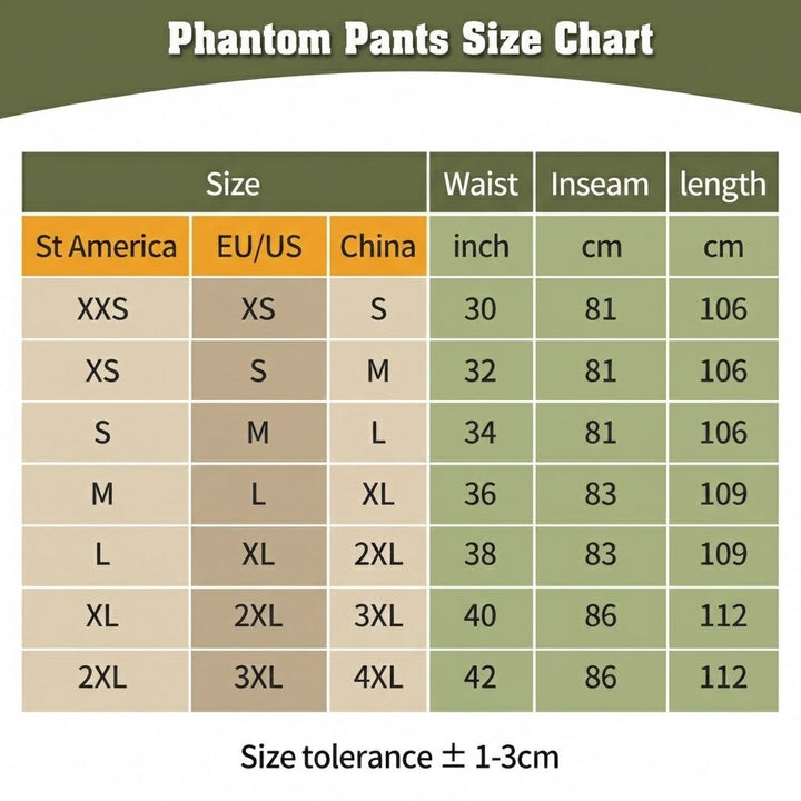 TWS Phantom Operator Tactical Pants Ranger Green