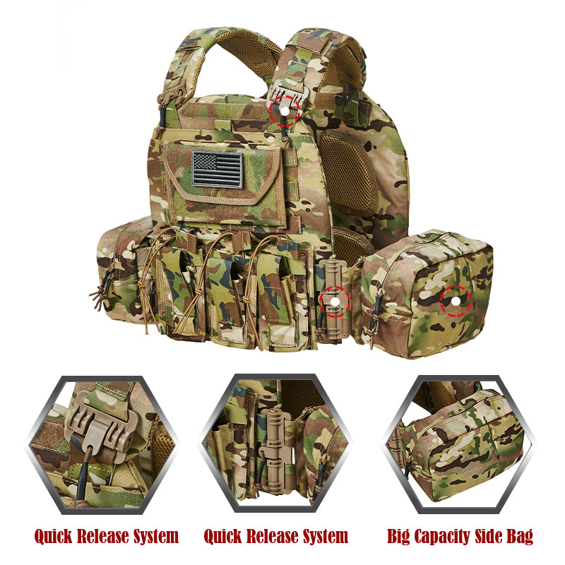 All Mission Quick Release Assault Tactical Vest