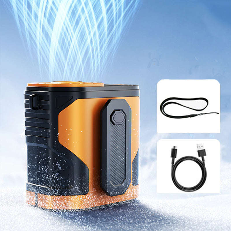 TWS Portable Waist Cooling Fan 5000mah 100 Speeds Wearable & Rechargeable Pocket Fan
