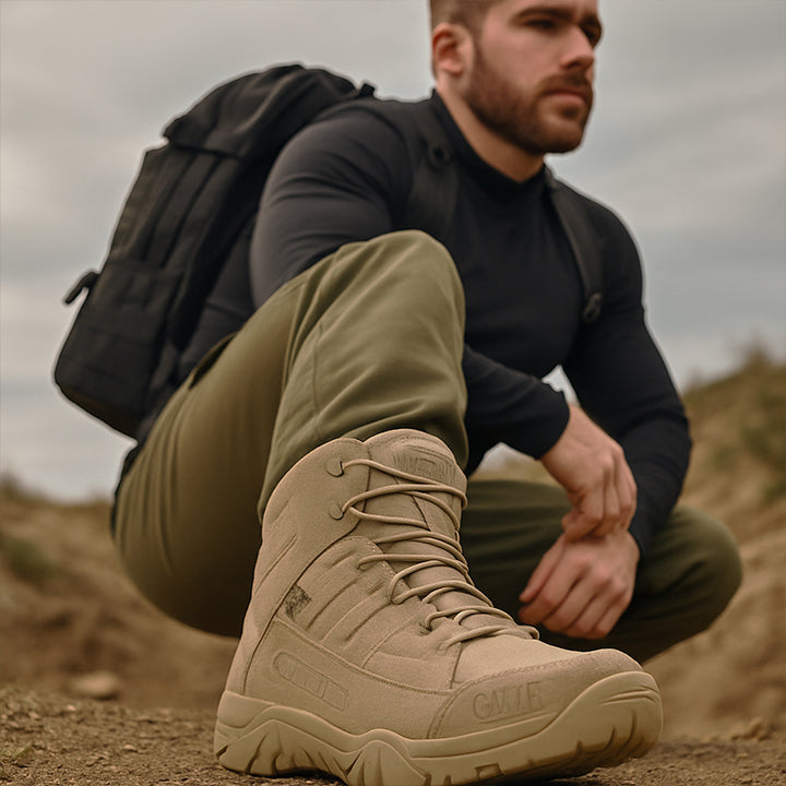 Men's High-top Tactical Outdoor Boots Lightweight Military Boots