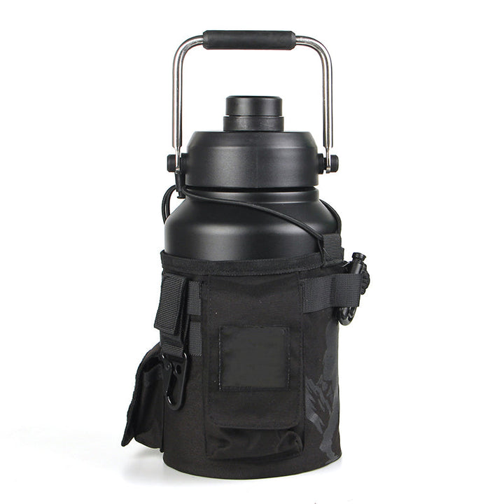 2L/3.8L Portable Cold & Hot Stainless Steel Tactical & Sports Water Bottle