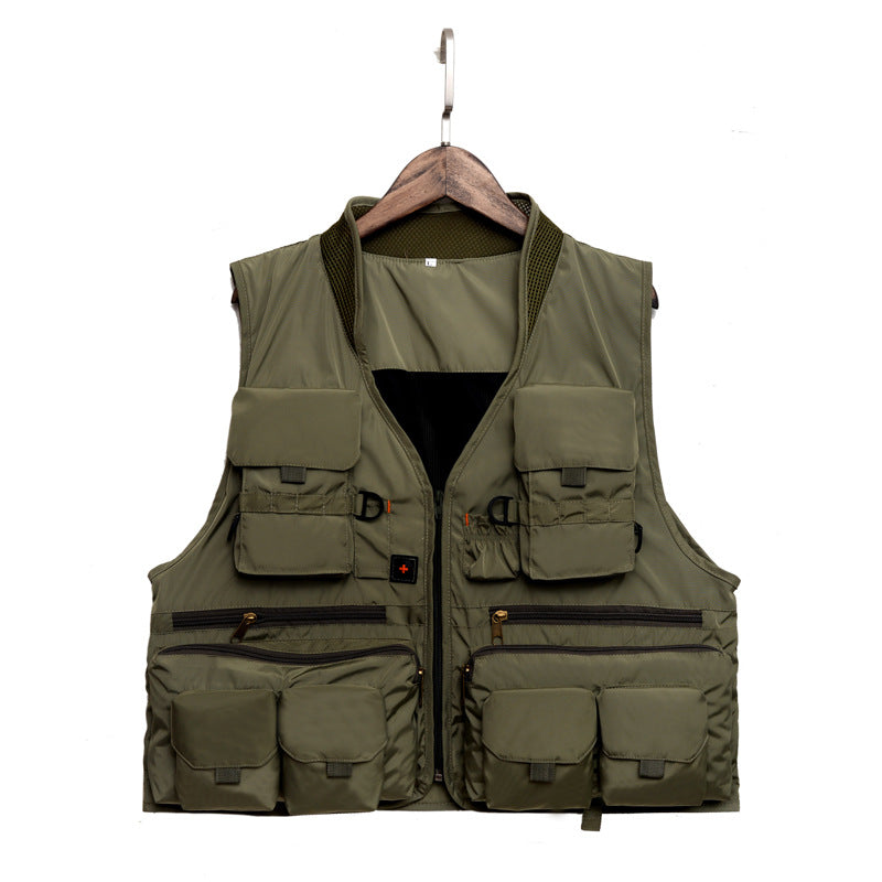 Tactical Fishing Vest Dark