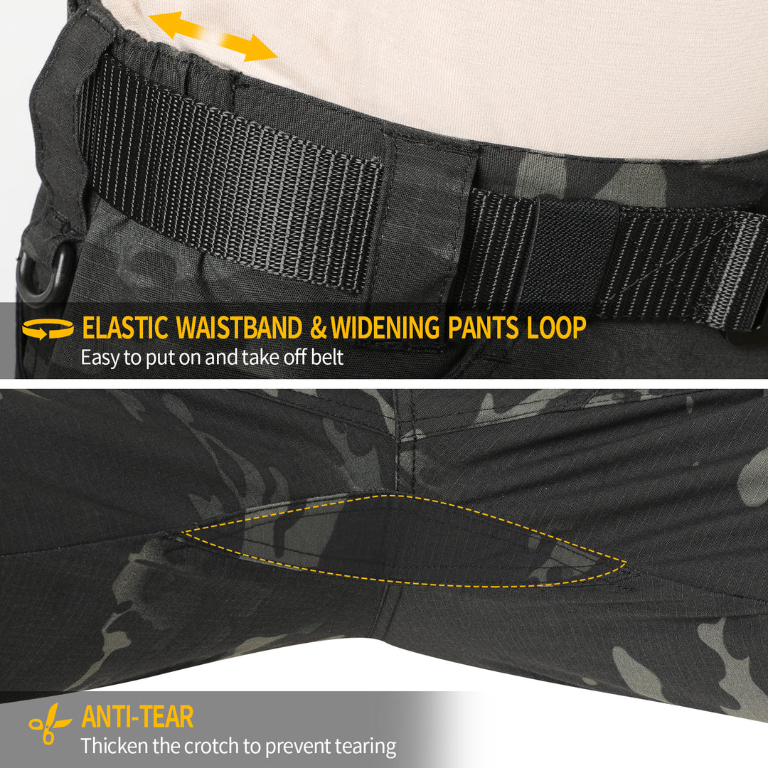 Men's Urban Pro Stretch Tactical Pants Dark Camo