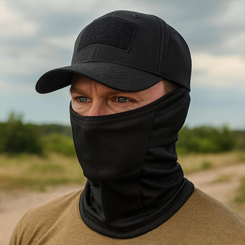 TWS UV Protection Hat with Balaclava – For Fishing, Hiking, Hunting & Military Use