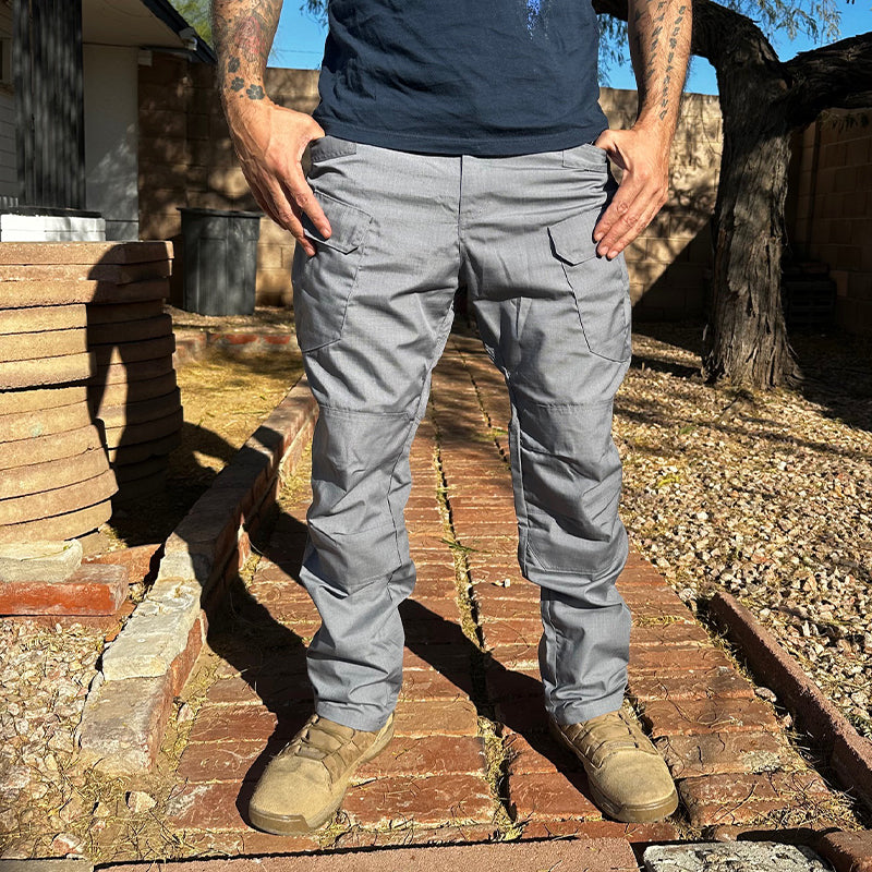 Men's Scout Water Resistant Ripstop Cargo Trousers Tactical Pants