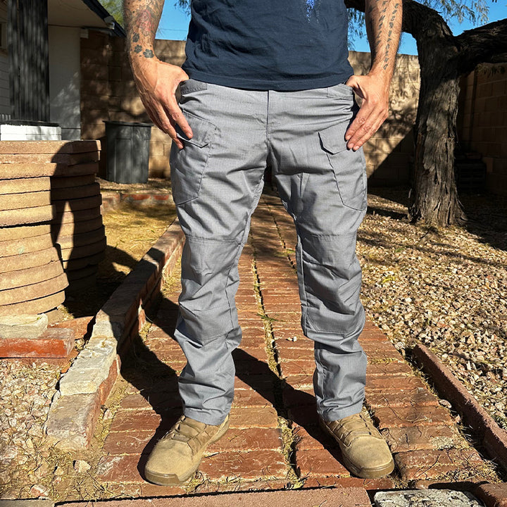 Men's Scout Water Resistant Ripstop Cargo Trousers Tactical Pants